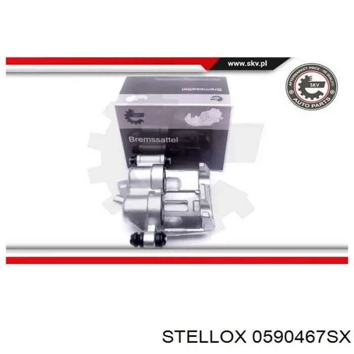 Купить 0590467SX Stellox Суппорт тормозной передний левый