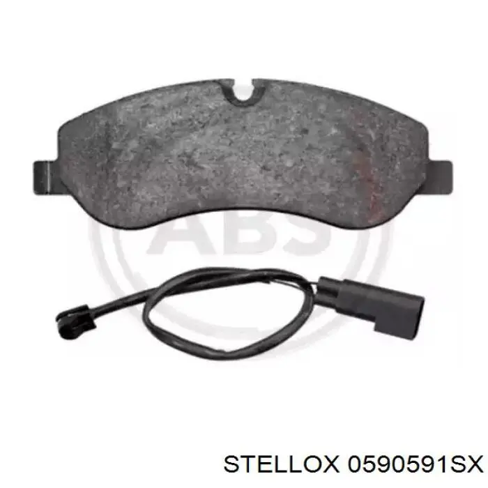 0590591SX Stellox суппорт тормозной передний правый