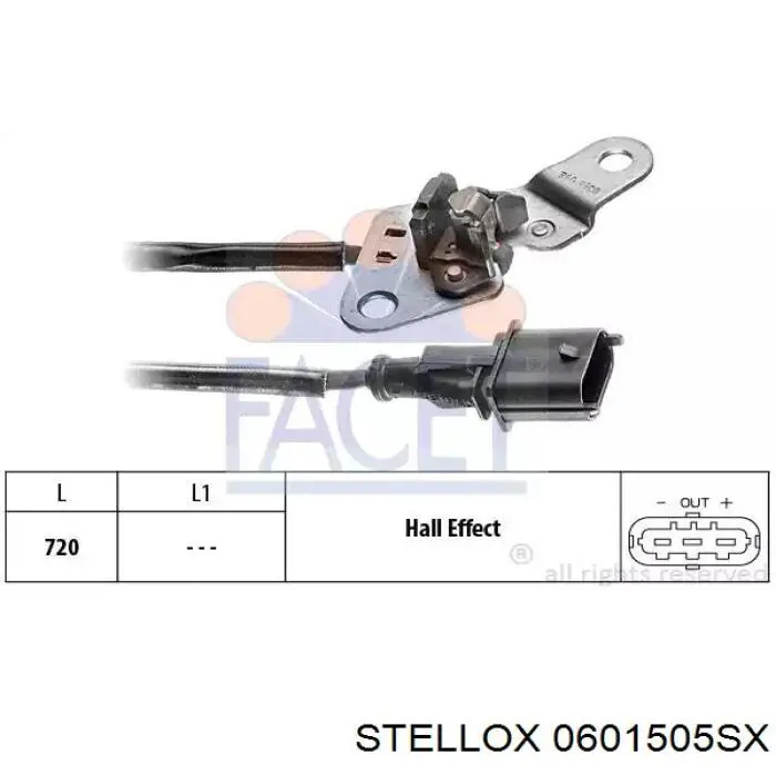 Датчик включения вентилятора 0601505SX Stellox