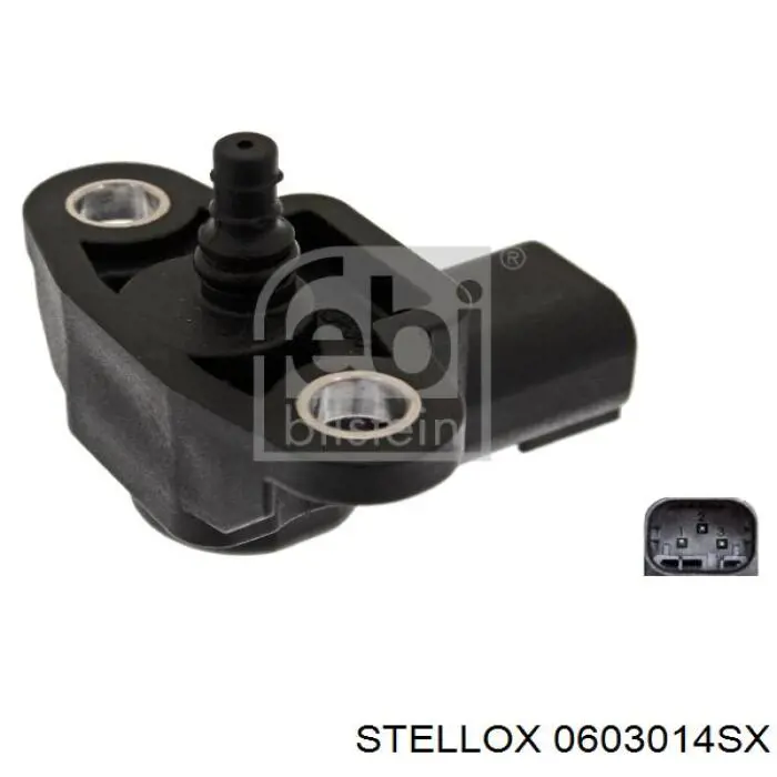 Датчик давления пневматической тормозной системы Stellox 0603014SX цена, от 13.94 USD