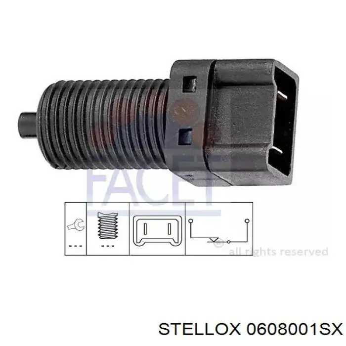 Купить 0608001SX Stellox Датчик давления масла