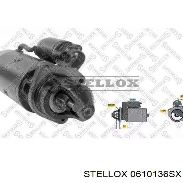 Стартер 0610136SX Stellox