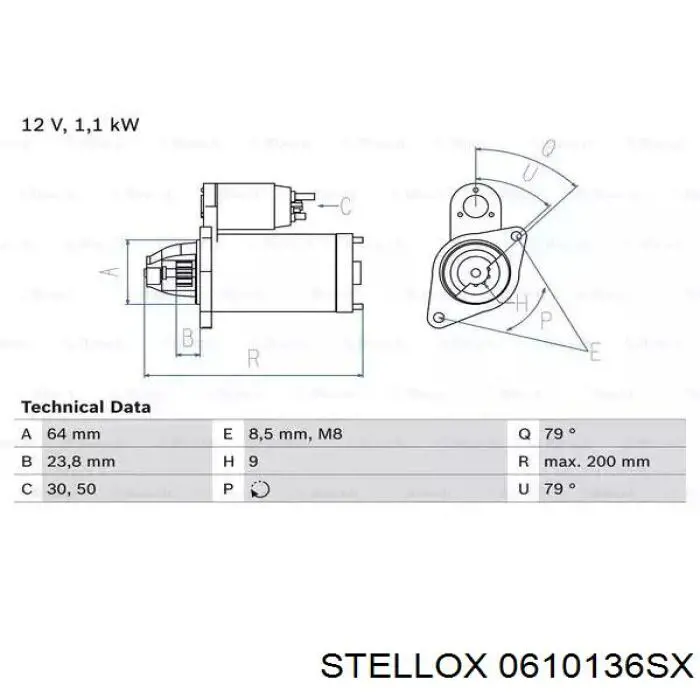 Стартер Opel 9198701 цена, от 66.16 USD