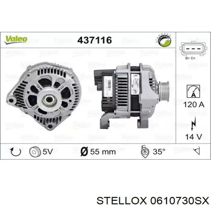 06-10730-SX Stellox генератор