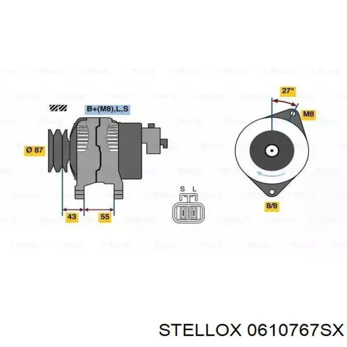 06-10767-SX Stellox генератор