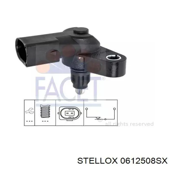 Купить 0612508SX Stellox Датчик света заднего хода