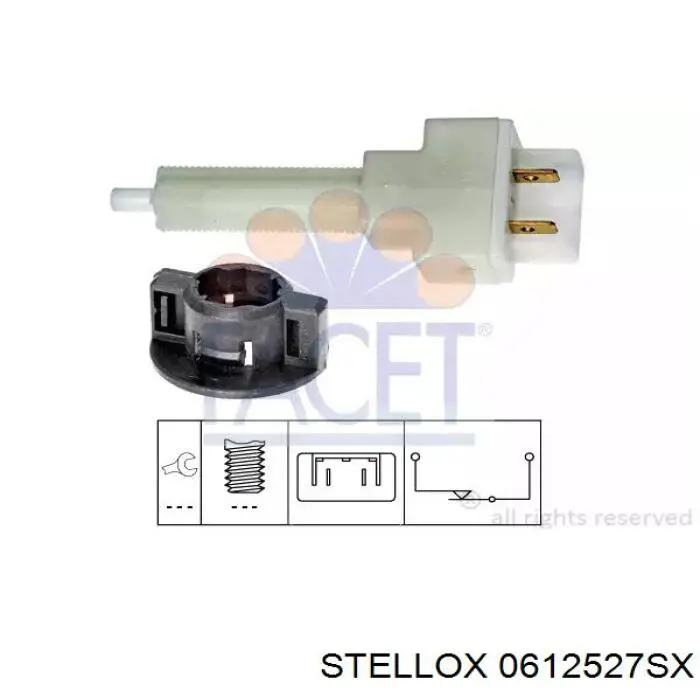 Купить 0612527SX Stellox Лягушка стоп сигнала