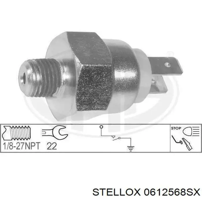 Датчик включения стопсигнала 0612568SX Stellox