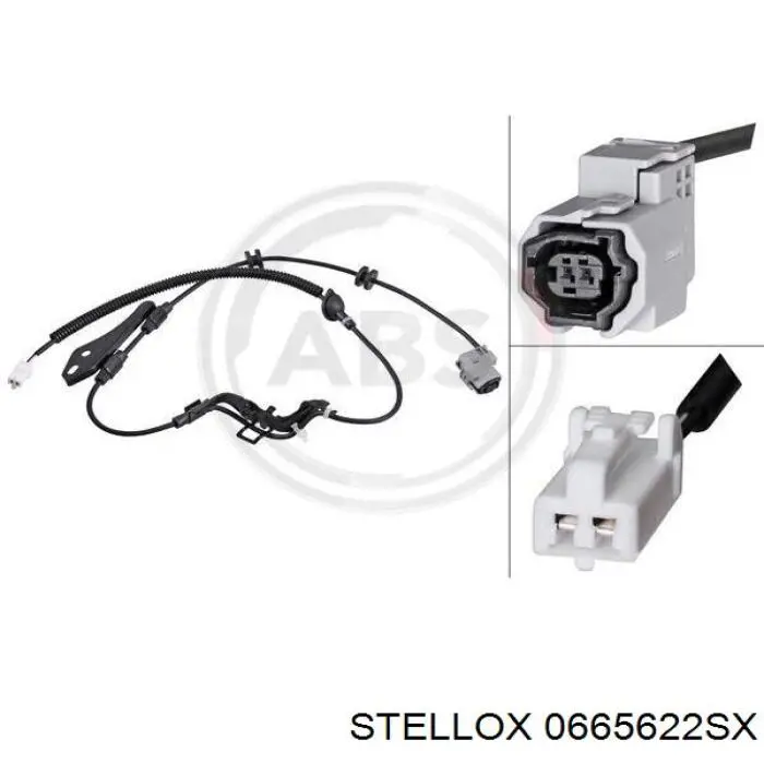 0665622SX Stellox Провод датчика АБС задний правый