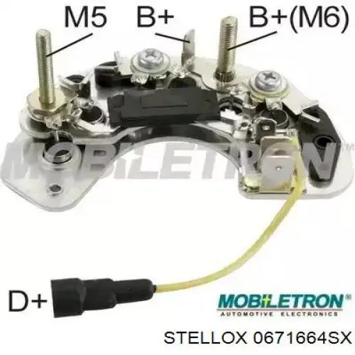 Реле зарядки генератора Stellox 0671664SX цена, от 11.19 USD