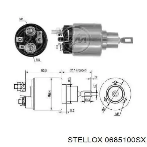 Втягивающее Stellox 0685100SX цена, от 18.13 USD