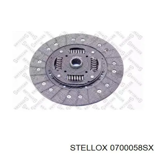 07-00058-SX Stellox диск сцепления