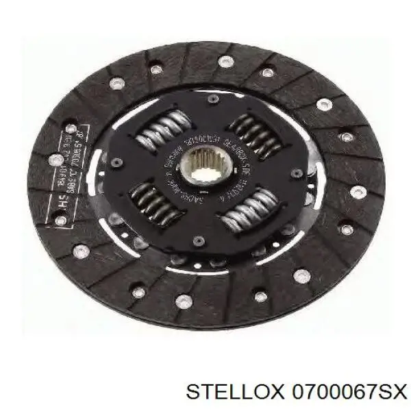 0700067SX Stellox диск сцепления