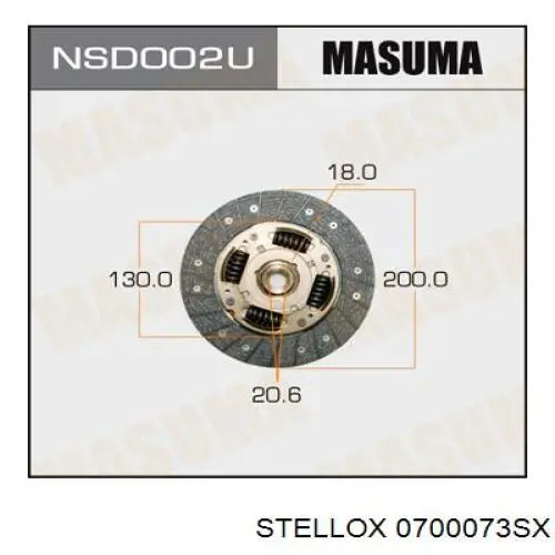 Диск сцепления 3010062Y20 Nissan/Infiniti