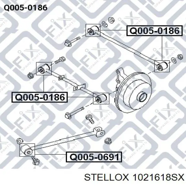 1021618SX Stellox mola dianteira