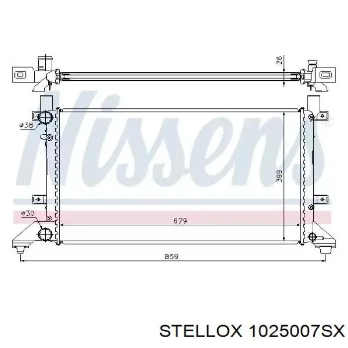 AC291528 Maxgear Радиатор основной