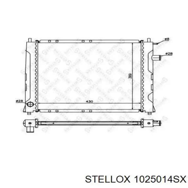 10-25014-SX Stellox радиатор