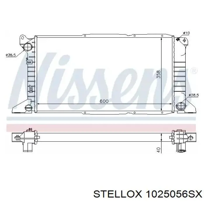 Радиатор охлаждения двигателя Ford 7138208 цена, от 73.20 USD