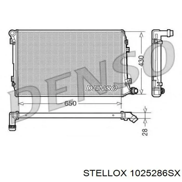 Радиатор R12147 Sato Tech