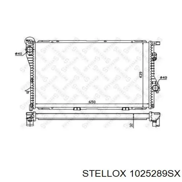 Опора амортизатора переднего правого 1025289SX Stellox