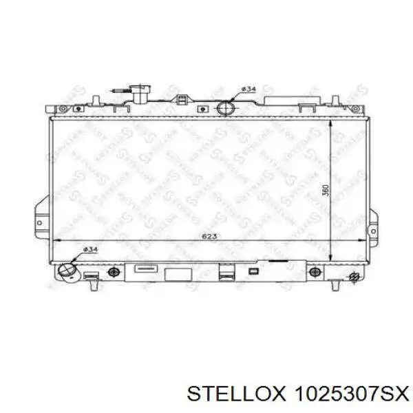 Купить 2531017100 Hyundai/Kia Радиатор водяной