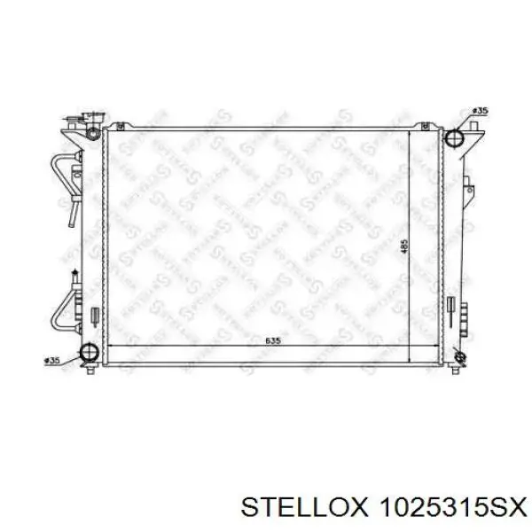 Радиатор 1025315SX Stellox