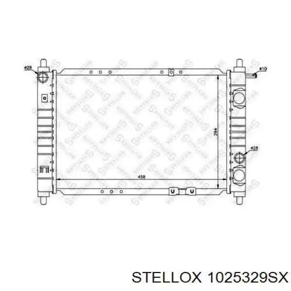 10-25329-SX Stellox радиатор