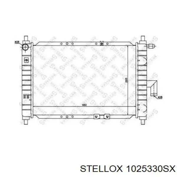 Радиатор 1025330SX Stellox