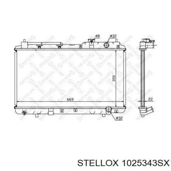 Радиатор AC257017 Maxgear