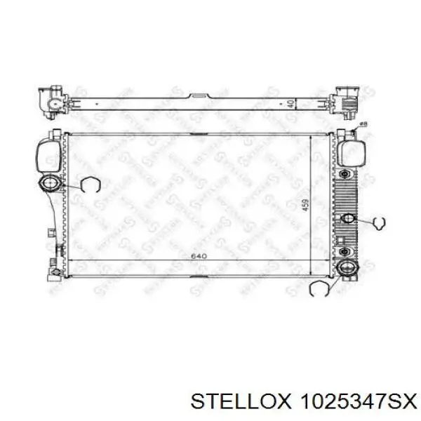 10-25347-SX Stellox радиатор