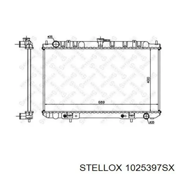 Радиатор 1025397SX Stellox