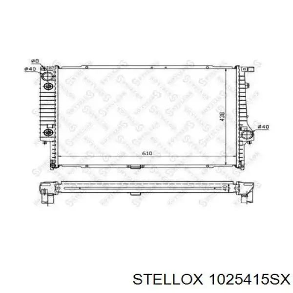 10-25415-SX Stellox радиатор