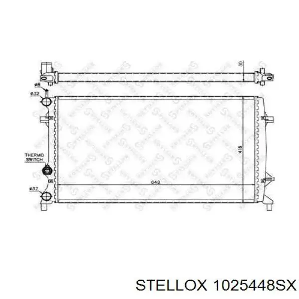 Радиатор 1025448SX Stellox