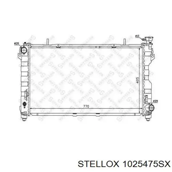 Радиатор 1025475SX Stellox