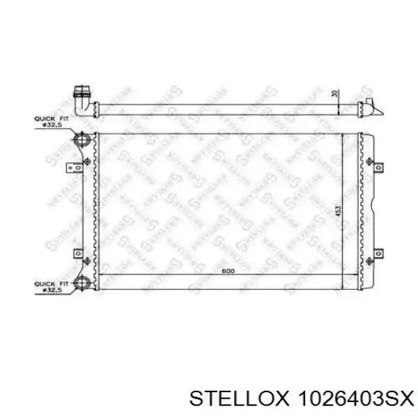 10-26403-SX Stellox радиатор