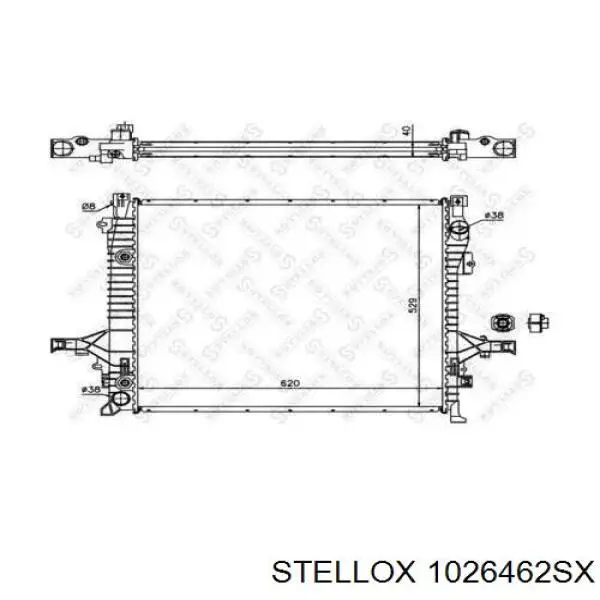 Радиатор 1026462SX Stellox