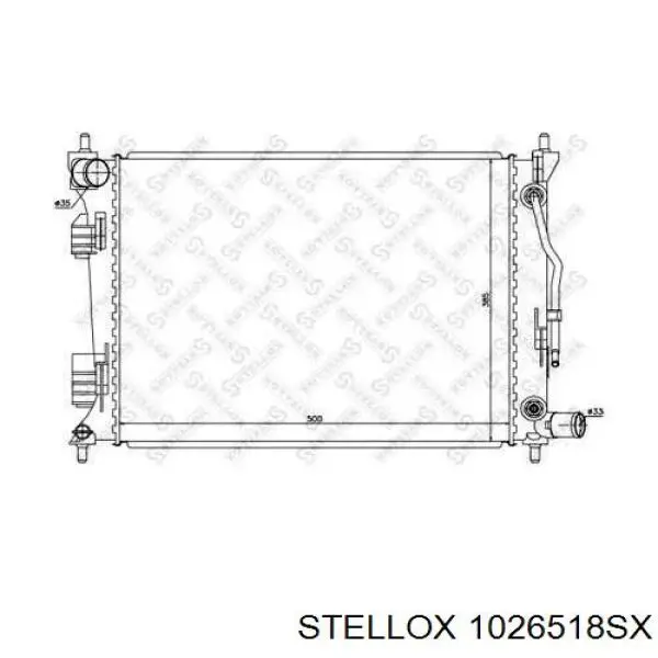 Радиатор 1026518SX Stellox