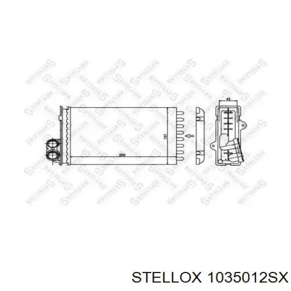 1035012SX Stellox радиатор печки