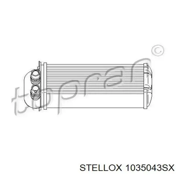 7701045552 Renault (RVI) Радиатор отопителя салона