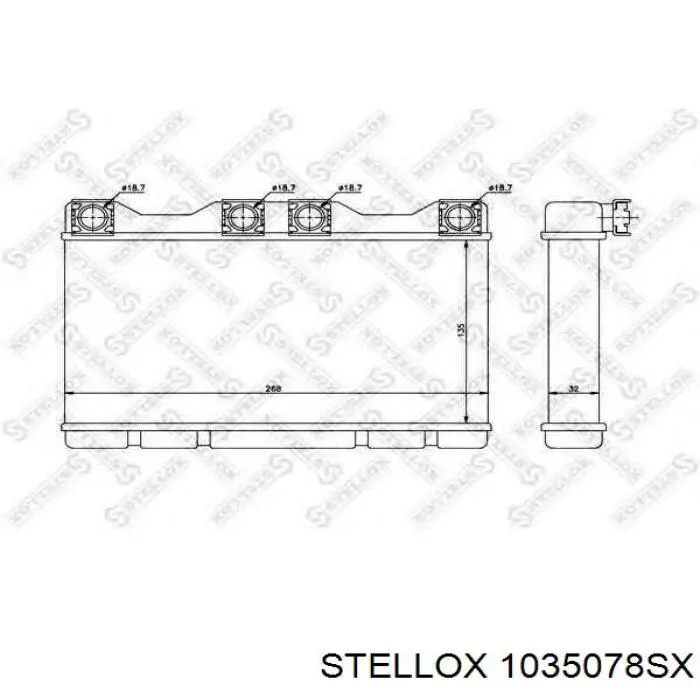 Радиатор печки (отопителя) BMW 64118391362 цена, от 29.28 USD