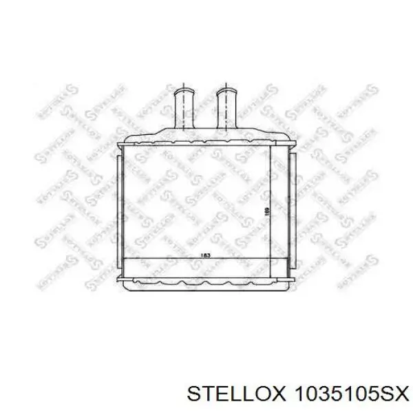 10-35105-SX Stellox радиатор печки