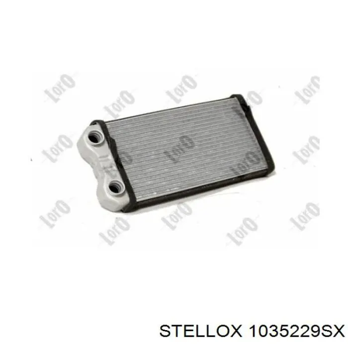 Радиатор печки (отопителя) Stellox 1035229SX цена, от 37.09 USD