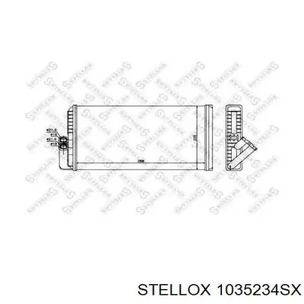 1035234SX Stellox радиатор печки