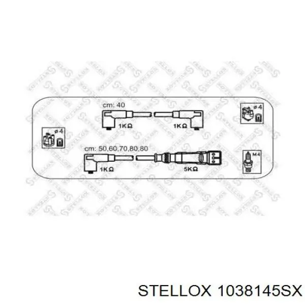 10-38145-SX Stellox высоковольтные провода
