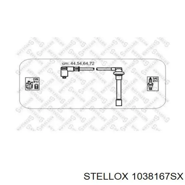 Высоковольтные провода 1038167SX Stellox