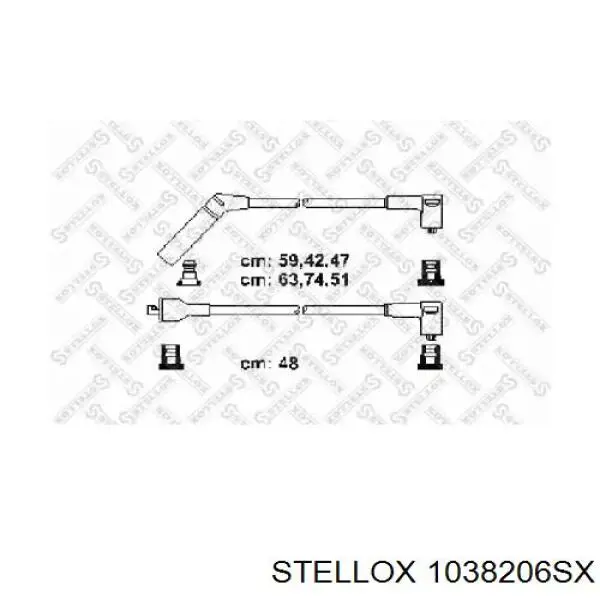 1038206SX Stellox высоковольтные провода
