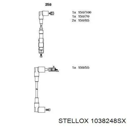 Высоковольтные провода 1038248SX Stellox