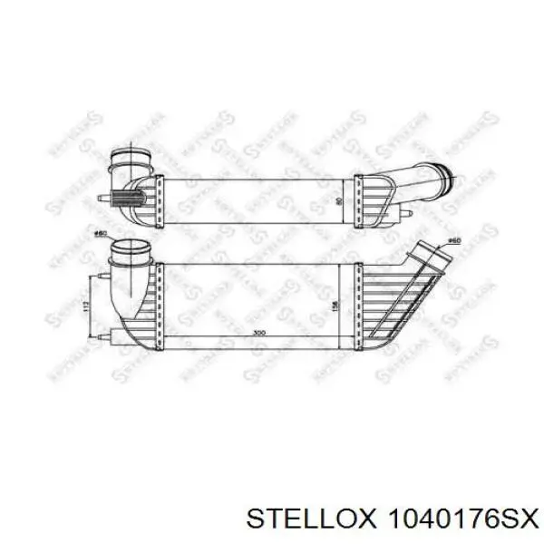 Интеркулер 1040176SX Stellox