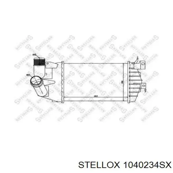 Интеркулер 13212402 Opel