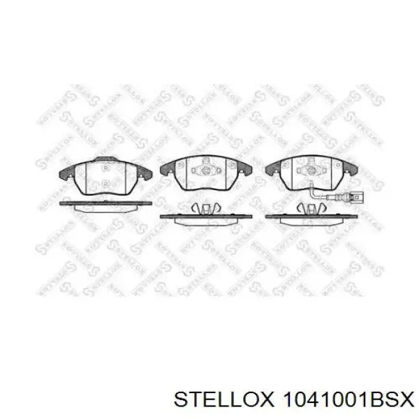 Передние тормозные колодки 1041001BSX Stellox